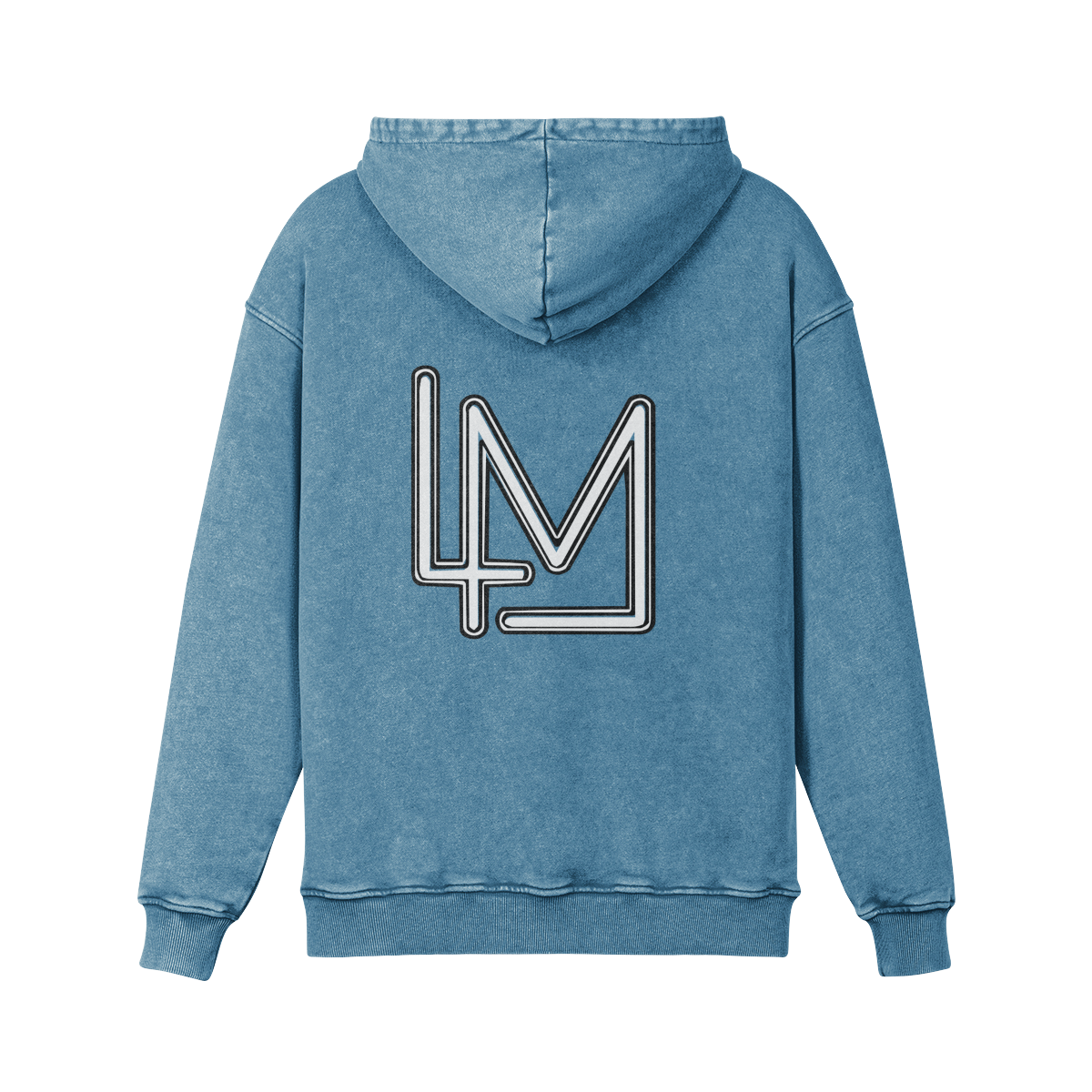 Shadow Blue Washed Oversized Heavyweight Hoodie – LuvinMYLife