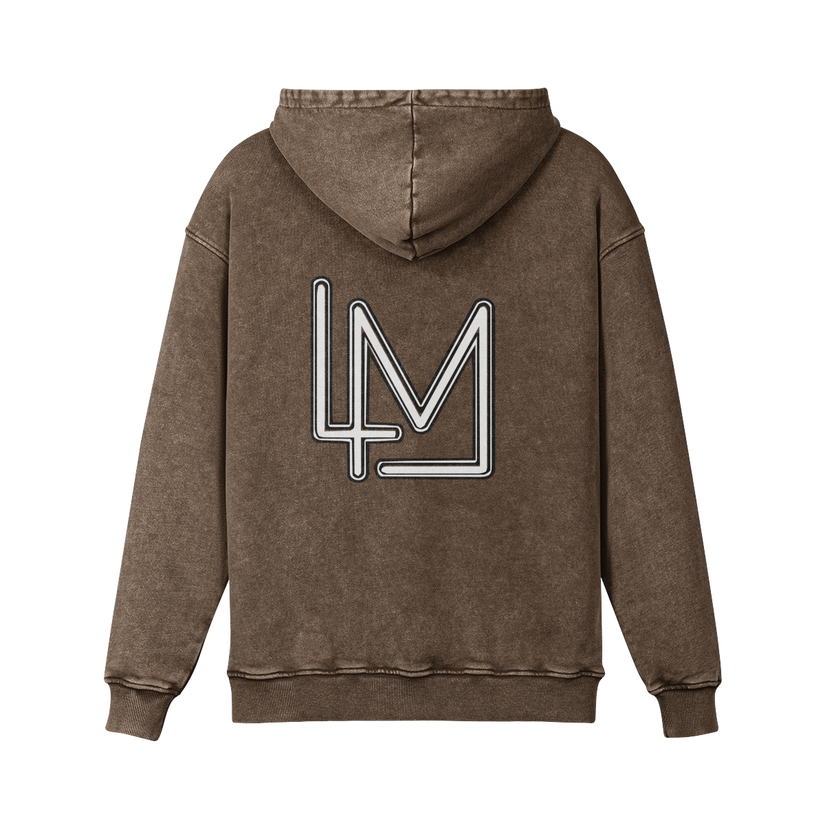 Brown Washed Oversized Heavyweight Hoodie – LuvinMYLife
