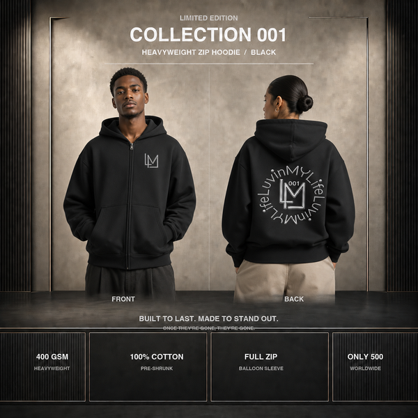 Collection 001 - Zip Up Hoodie Heavyweight